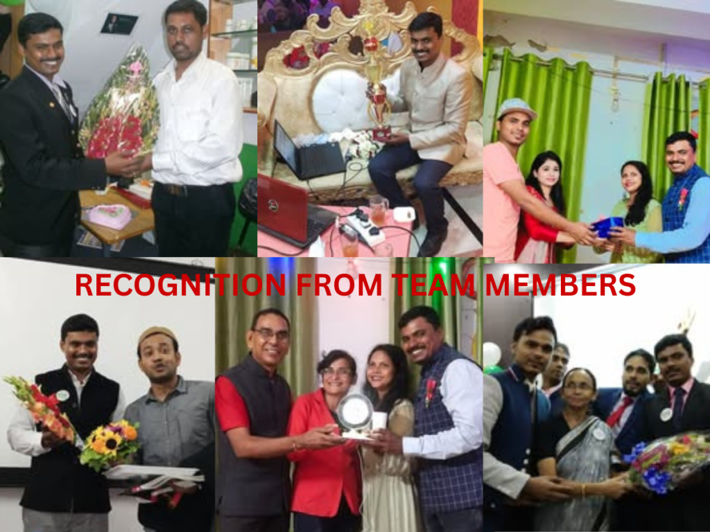 RECOGNITION FROM TEAM MEMBERS