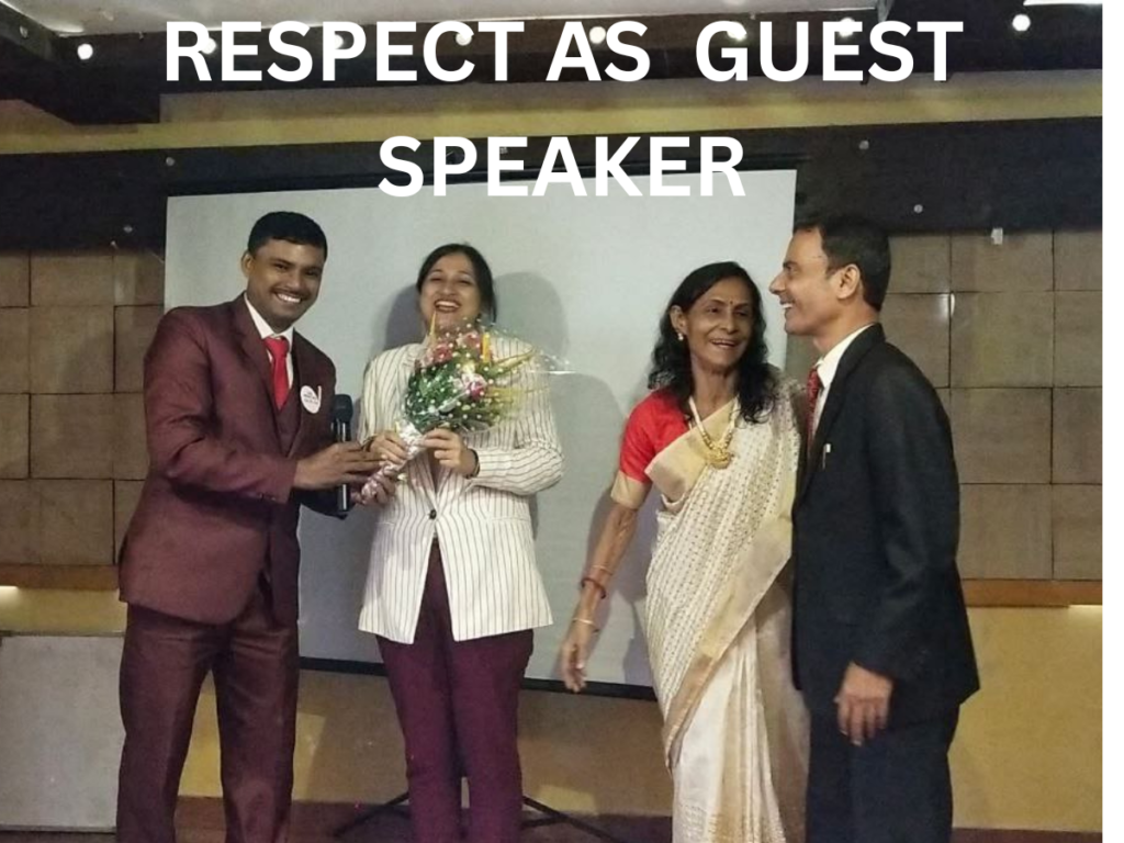 RESPECT AS GUEST SPEAKER